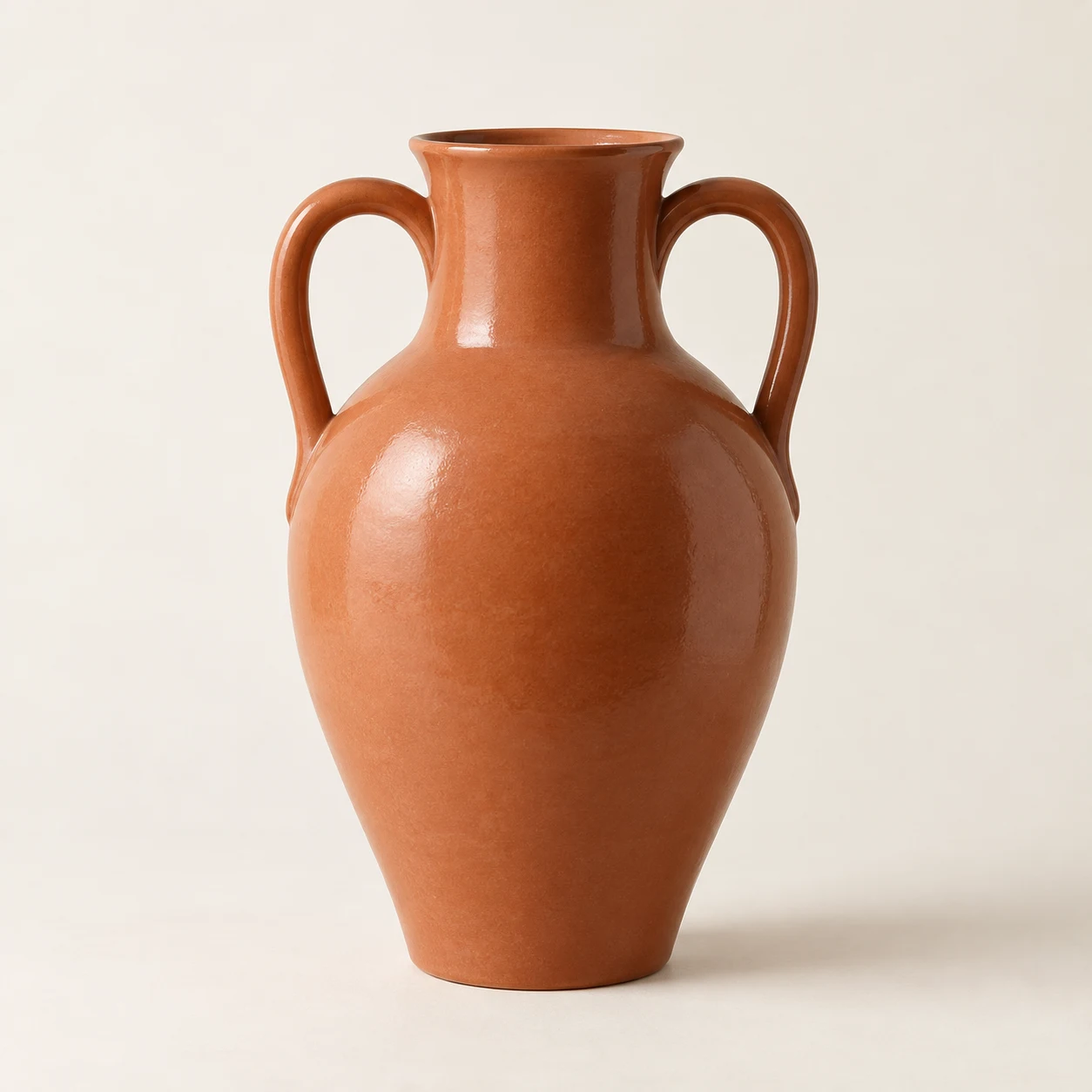 Anfora Modern Vase in terracotta